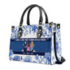 Personalized Leather Handbag with Custom Girl Designs & Bible Verse – Christian Friendship Bag