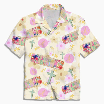 UniJames Jesus Heals Christian Hawaiian Shirt