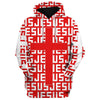 Jesus Cross Red Hoodies Jesus Hoodie Men & Women, God 3D Printed Hoodie, Christian Apparel Hoodies