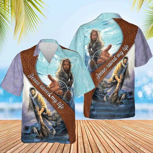 UniJames Jesus Lion Cross Hawaiian Shirt - Christian Hawaiian Shirts For Women Men