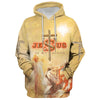 Uni Jesus Is My Savior, Jesus And Lion 3D Hoodie
