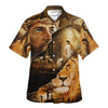 Unique Jesus Lion Lamb Of God Christian Hawaiian Shirt