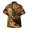 Unique Jesus Lion Lamb Of God Christian Hawaiian Shirt