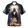Unique Jesus Lion Lamb With Disciples Christian Hawaiian Shirt