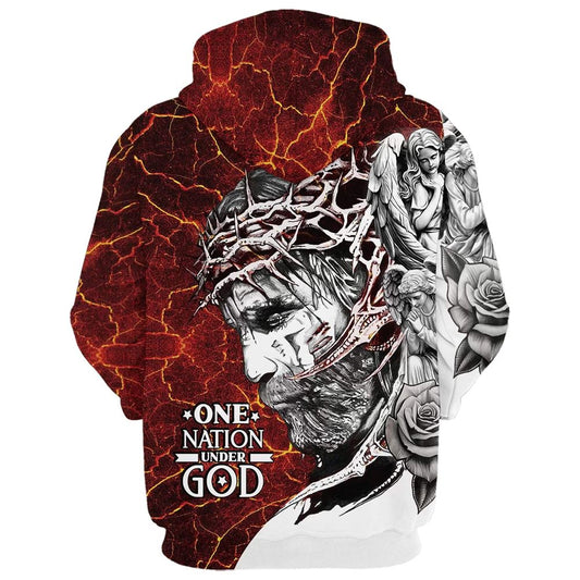 Uni Jesus My God My King God Hoodies Jesus 3D Hoodie