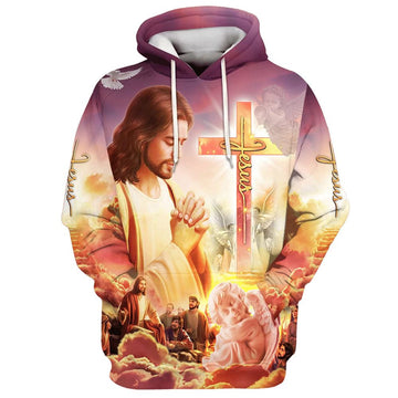 Uni Jesus Prays For His Disciples 3D Hoodie