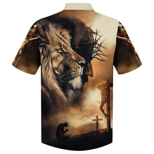 Unique Jesus The King Of King Christian Faith Hawaiian Shirt