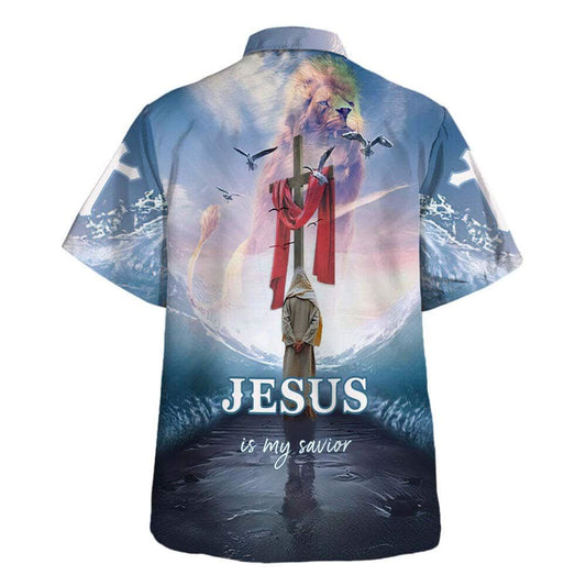 Unique Jesus Walking On The Water Jesus Is My Savior Hawaiian Shirt