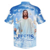 UniJames Jesus With His Arms Open Hawaiian Shirt - Jesus Is My Savior Hawaiian Shirts - Christian Hawaiian Shirt - Jesus Hawaiian Shirts