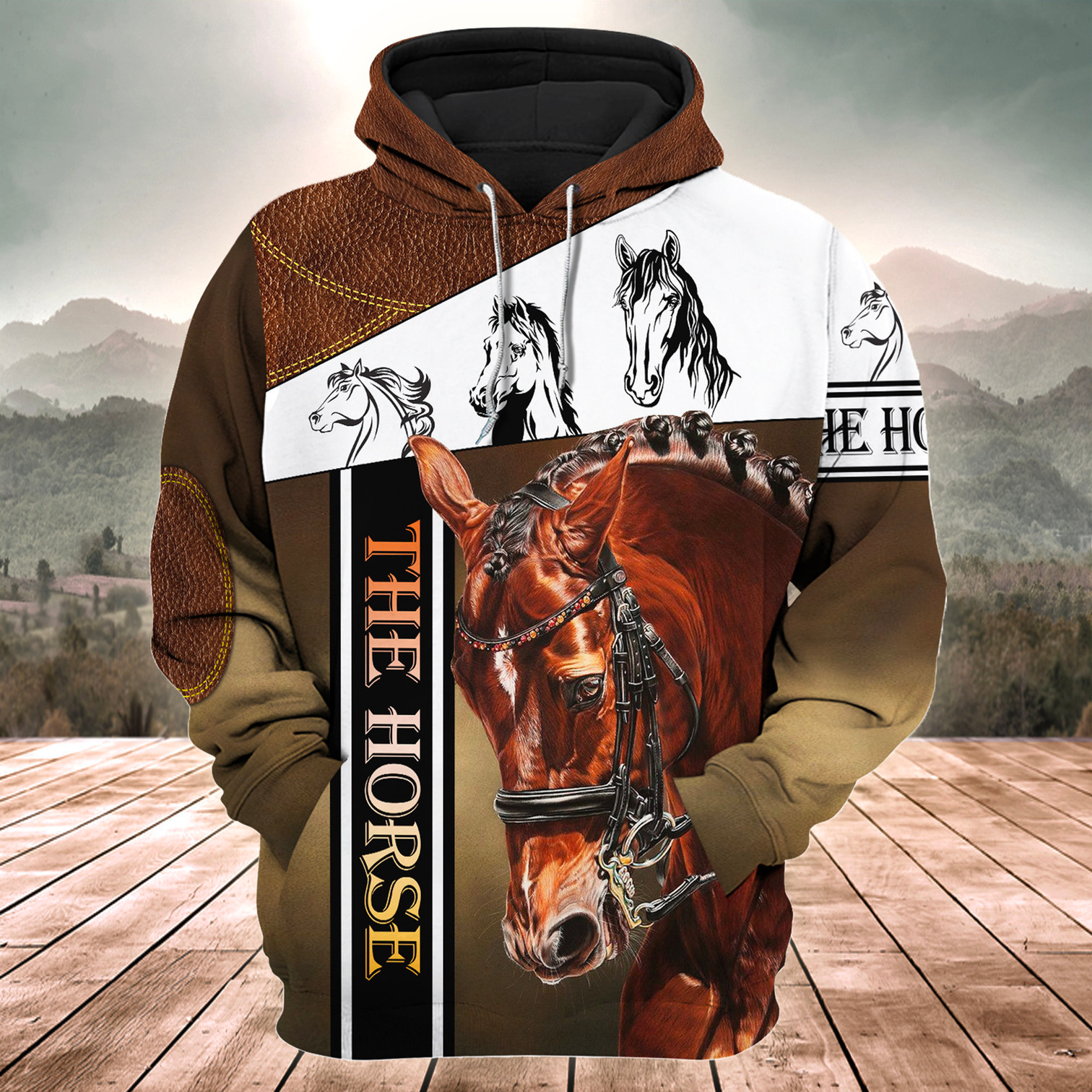Uni The Horse Lover 3D Printed Hoodie