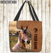 Unijames Morgan Horse Farm Lovers Custom Name 3D Tote Bag