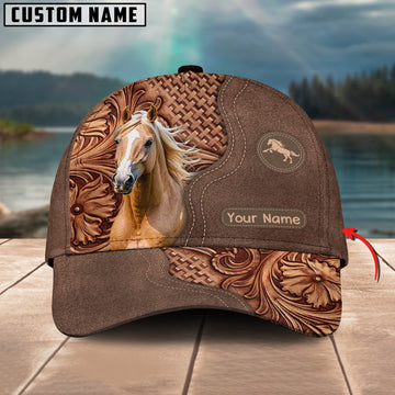 Uni Palomino Horse Custom Name Classic Cap
