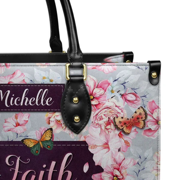 Let Your Faith Be Bigger Than Your Fear, Handbag Design, Monogram Leather Handbag, Gifts for Women, CABLTB05271223.