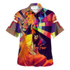 Unique Lion Jesus Faith Over Fear Hawaiian Shirt