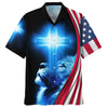 UniJames Lion Jesus Is My God My King Hawaiian Shirts - Christian Hawaiian Shirt - Hawaiian Shirts For Men