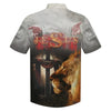 UniJames Lion Of Judah Lord God Christians Faith Bible Cross Hawaiian Shirts - Christian Hawaiian Shirt - Hawaiian Shirts For Men