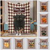 Uni Personalized Adorable Twin Cows Cozy Blanket (10 Cattle Breeds)