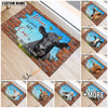 Uni Personalized Home Is Where My Cow Is Custom Farm Doormat