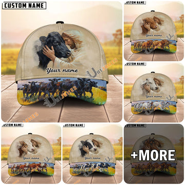 Uni Personalized Under His Hands Custom Christian Farm Cap