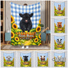 Uni Sunflower Baby Cow Personalized Farm Blanket (10 Cattle Breeds)