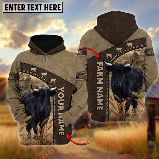 Uni Dexter Happiness Farming Personalized Name, Farm Name 3D Hoodie