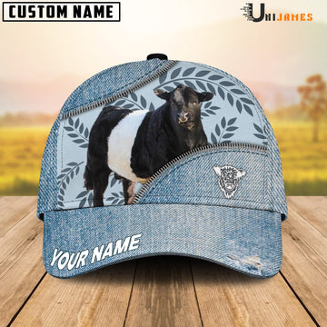 Uni Belted Galloway Countryside Jean Pattern Customized Name Cap