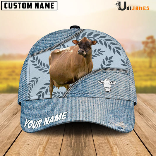 Uni Jersey Countryside Jean Pattern Customized Name Cap