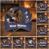 Unijames Personalized Horse & Bald Eagle USA Flag Baseball Cap