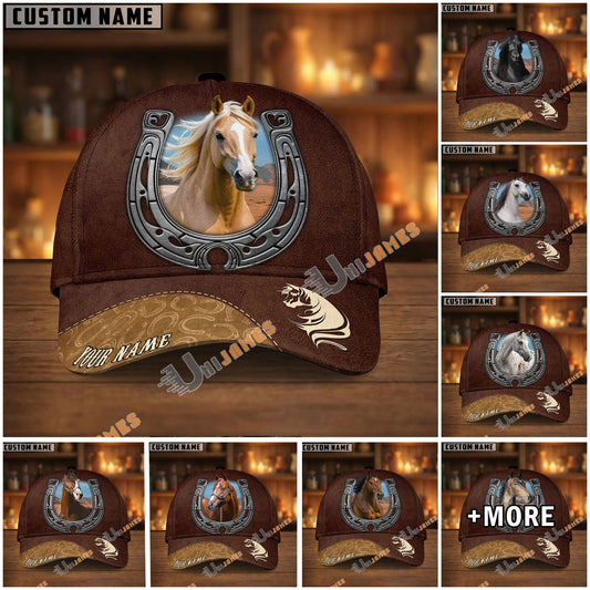 Unijames Personalized Horseshoe Horse Lover Cap