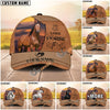 Unijames Personalized Wild Soul Leather Style Horse Cap