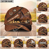Unijames Personalized Equestrian Cap – Vintage Leather Horse Design