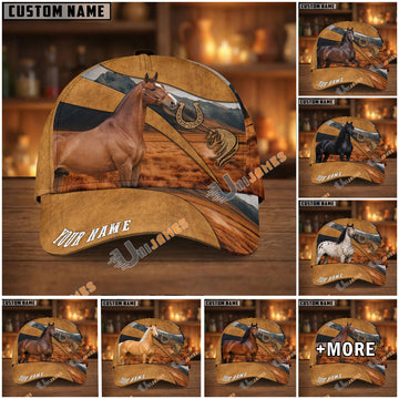 Unijames Horse Riding Custom Name Cap