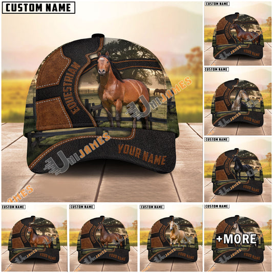 Unijames Personalized Equestrian Horse Patch Cap