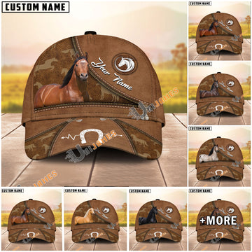 Unijames Personalized Wild Spirit Horse Lover Classic Cap