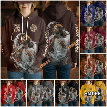 Unijames Trust God’s Plan Jesus 3D Hoodie