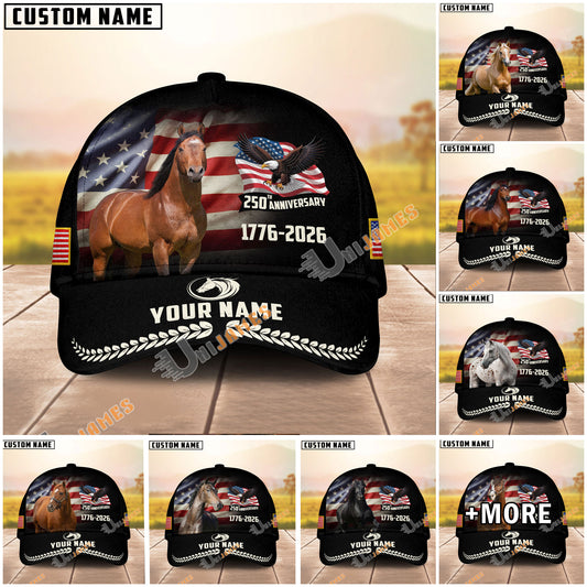 Unijames 250th Anniversary American Horse & Eagle Cap