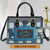 Vintage hand-woven southwest lacing design, Personalized Bags, Gifts for Women, Christmas Gift, CABLTB01080923.
