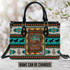 Be Still And Know I Am GOD Leather Handbag, Southwest Native American embroidery Handbag, Gifts for Women, CABLTB01091023.