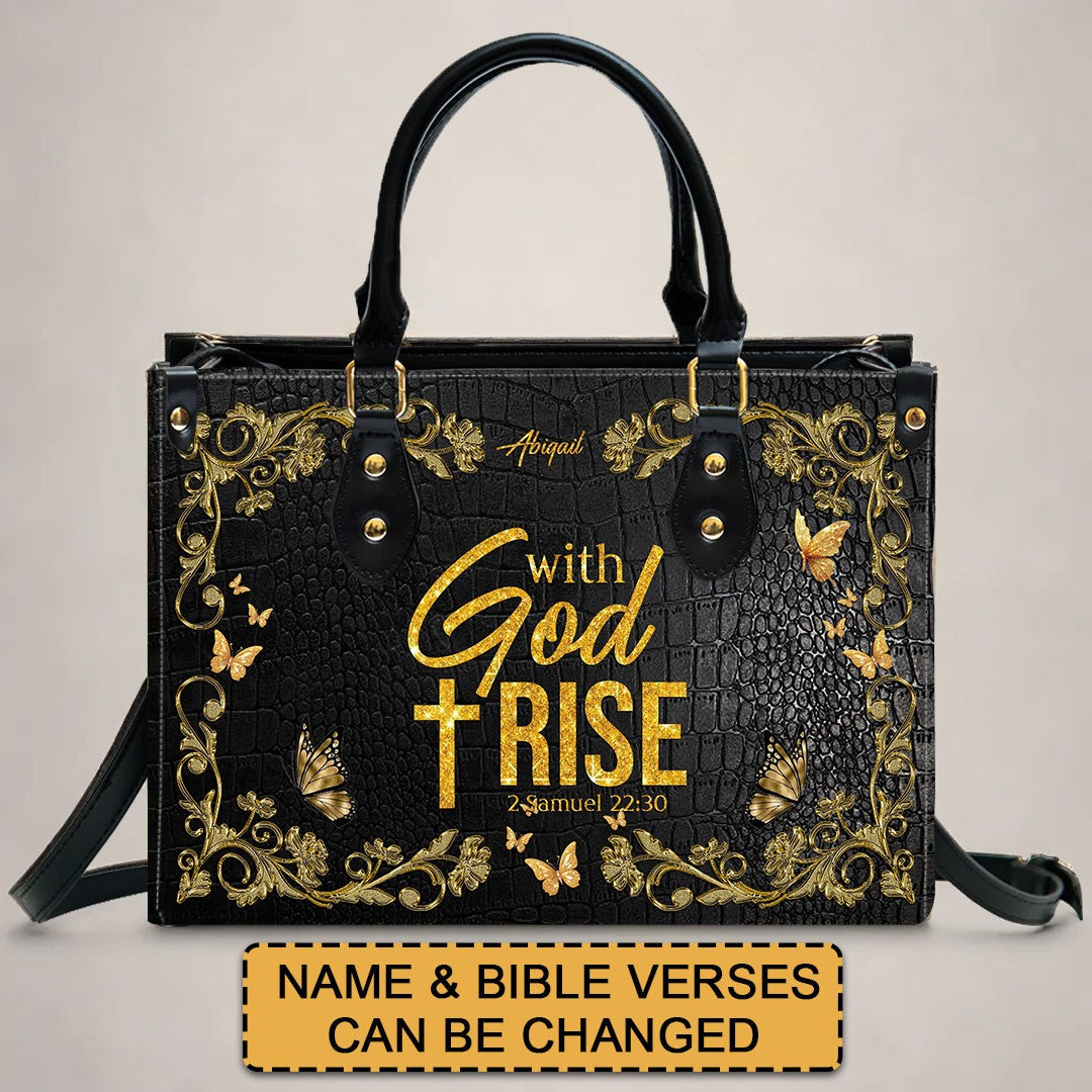 Strength & Courage – Personalized Christian Handbag