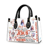 Jesus The Lord King Of King Leather Handbag, Handbag Design, Personalized Leather Handbag, Gifts for Women, CABLTB01051123.