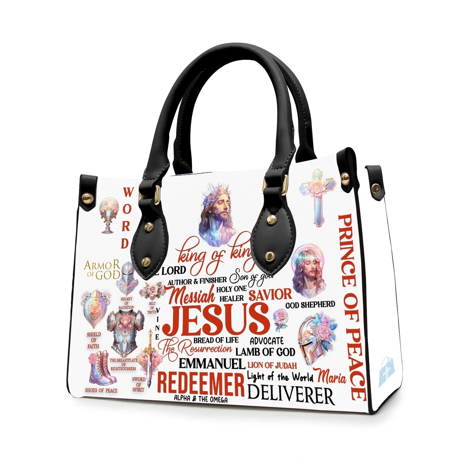 Jesus The Lord King Of King Leather Handbag, Handbag Design, Personalized Leather Handbag, Gifts for Women, CABLTB01051123.