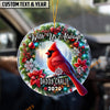 UniJames Personalized With Us Always Cardinal Memorial Christmas Ornament Acrylic Ornament