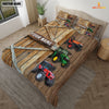 Uni Happy Farm Tractor Wooden Door Bedding Set