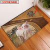 Uni Pig Personalized - Welcome  Doormat