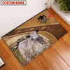 Uni Speckle Park Personalized - Welcome  Doormat
