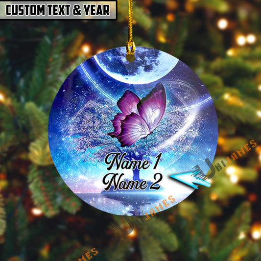 UniJames Personalized Eternal Love Butterfly Memorial Acrylic Ornament