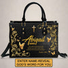 Handbags - Uncover the sacred meaning of your name - Custom Name & Color - Personalized Leather Handbag - CABLTB01090625