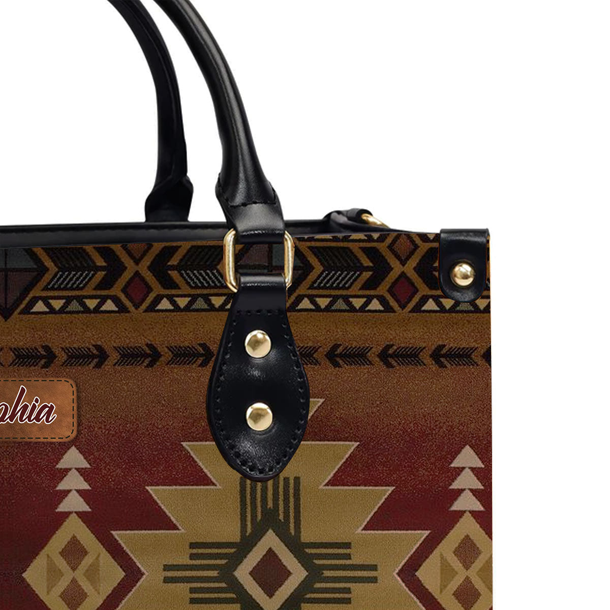 Vintage hand-woven southwest lacing design, Personalized Bags, Gifts for Women, Christmas Gift, CABLTB01070923.