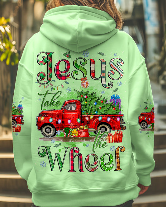 Jesus Take The Wheel Christmas Women's All Over Print Shirt - Tyqy2310244