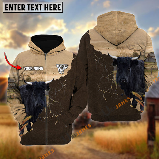 Uni Dexter Farm Land Personalized Name Hoodie